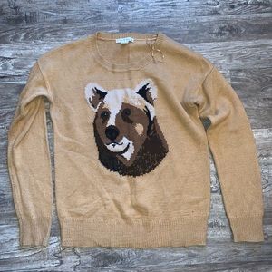 Love by Design bear sweater, size large